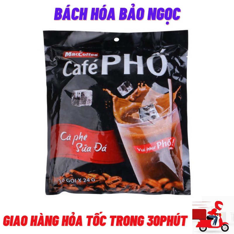 Cà Phê Phố Sữa Đá Bịch 30 Gói