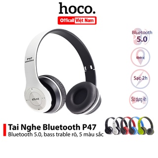 Tai Nghe Không Dây HOCO P47 Kết Nối Bluetooth Có Khe Cắm Thẻ Nhớ