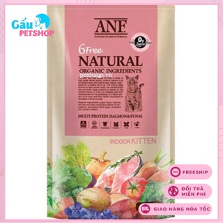 ANF CAT 6 FREE NATURAL INDOOR KITTEN | HẠT KHÔ HỮU CƠ CHO MÈO CON