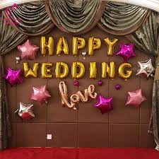BỘ CHỮ HAPPY WEDDING TRANG TRÍ TIỆC CƯỚI 16 INCH