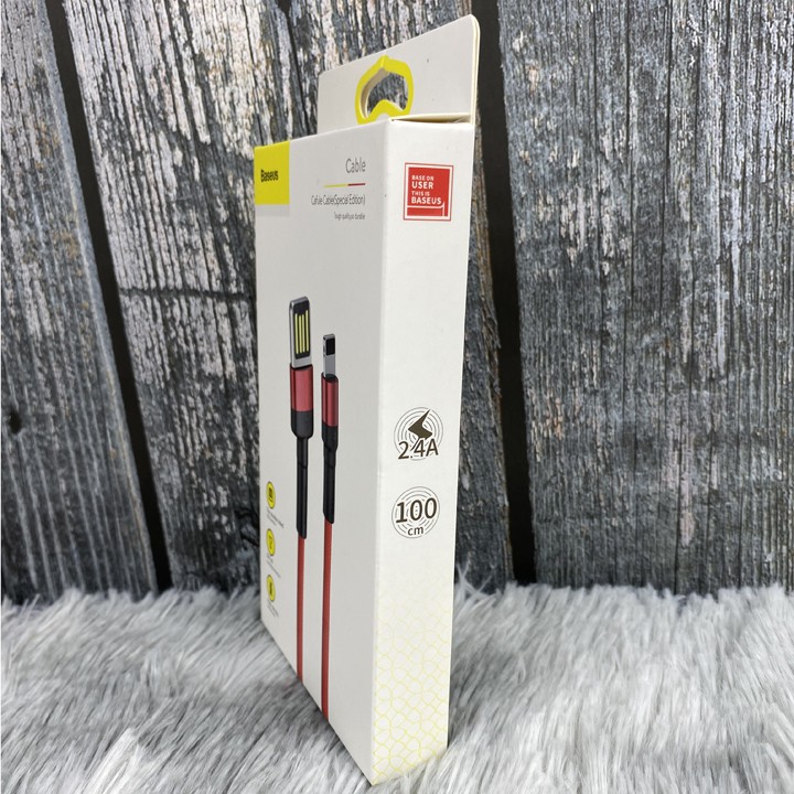 Dây sạc nhanh iPhone Baseus chống gãy chân 1met/2met - Mã TZLC698