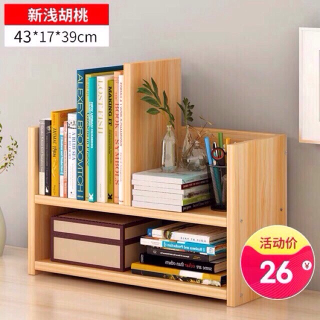Giá sách để bàn lắp ghép