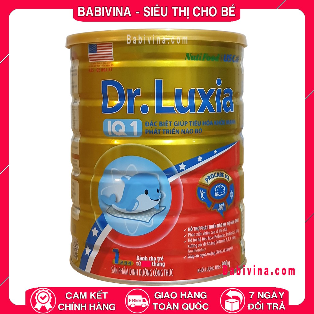 [CHÍNH HÃNG] Sữa DR.LUXIA IQ 1 900G | Chính Hãng Date Mới Nhất, Giá Tốt Nhất