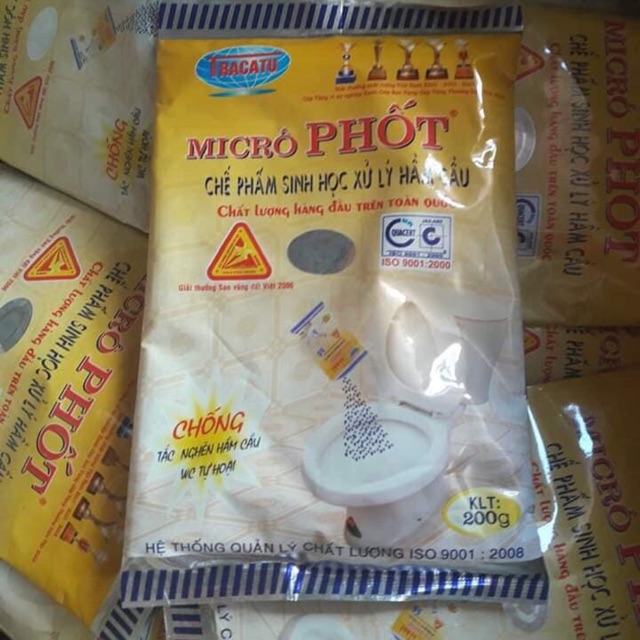 Bột chống tắc nghẽn bồn cầu
