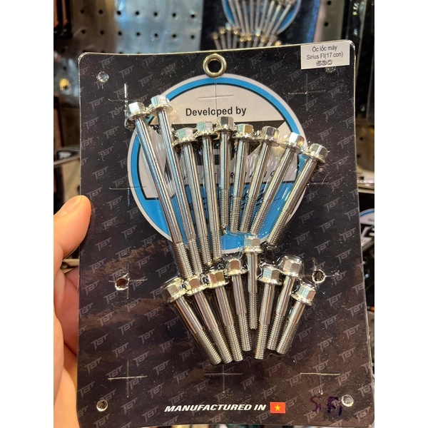 Ốc full lốc máy TBT inox 304 mẫu V2