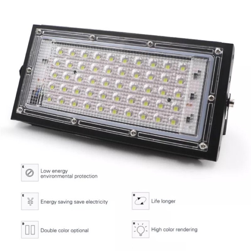 Đèn pha Led 50W kháng nước tiết kiệm điện siêu sáng smartlife.86