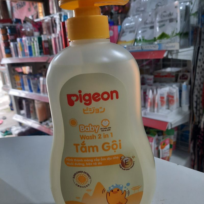 tắm gội pigeon chiết xuất hoa hướng dương 700ml