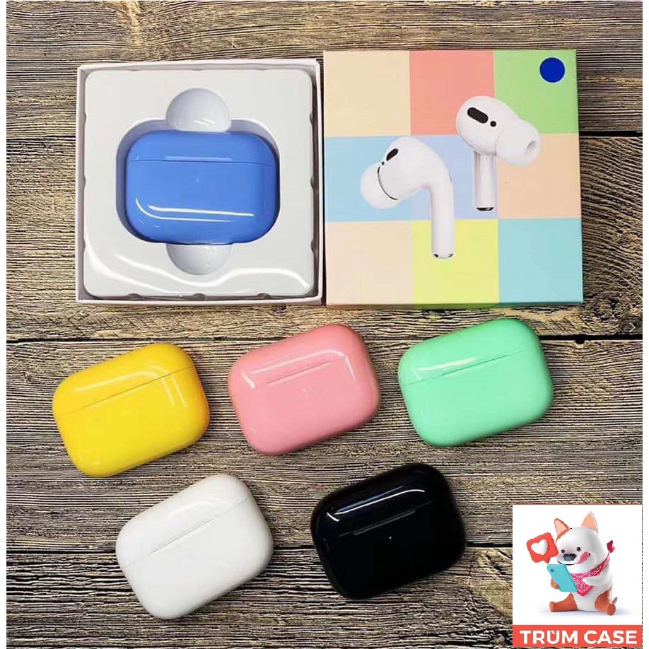 Tai nghe bluetooh inpords airpods pro TWS đầy đủ chức năng nhiều màu cực xinh bảo hành 12 tháng