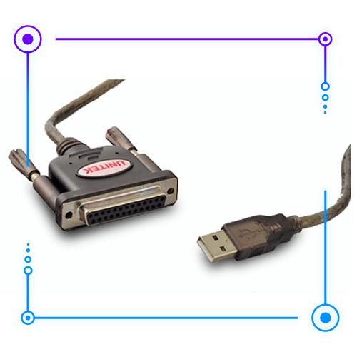 Cáp in USB To LPT Parallel UNITEK Y-121- Cable USB ---> LPT Unitek Y-121 (hàng chính hãng)