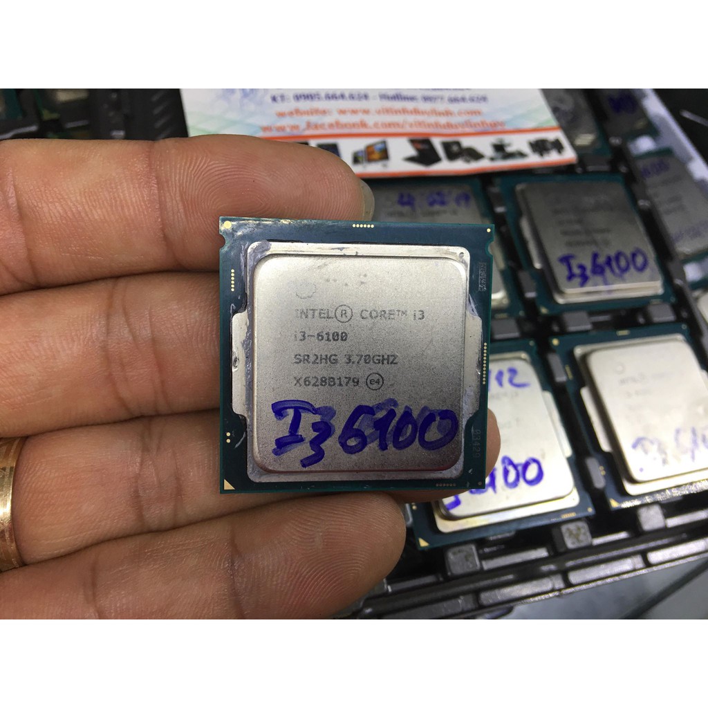 CPU intel core i3 6098P / i3 6100 / i3 7100/ i3 7350K socket 1151 tặng kèm keo tản nhiệt