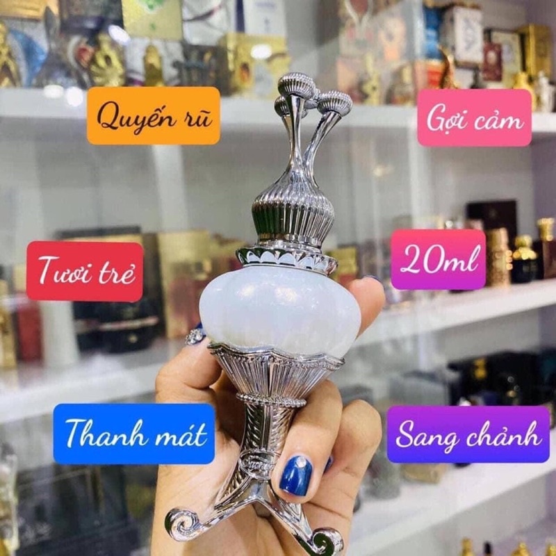 SUPREME MUSK_Tinh Dầu Nước Hoa Dubai Nữ Supreme Musk 20ml Ngọt Ngào, Dễ Thương Xạ hương, gỗ đàn hương, hoa hồng và trầm