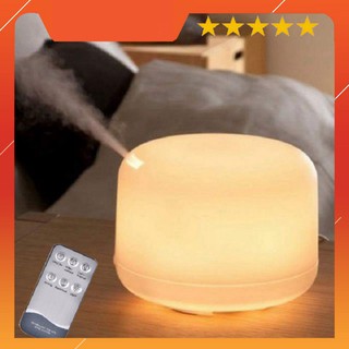 Máy Khuếch Tán Tinh Dầu sóng siêu âm cỡ lớn 500 mL có REMOTE Cao Cấp Dành Cho Gia Đình
