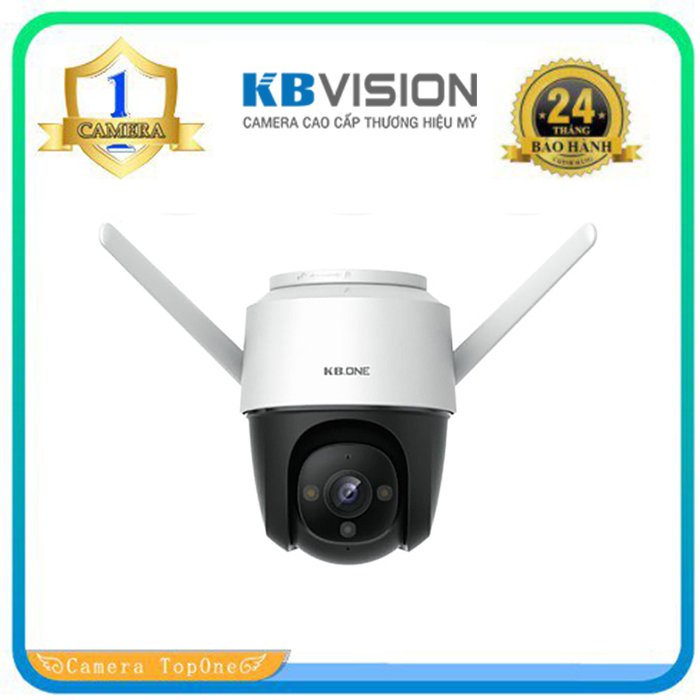 Camera WIFI KBONE KN-S45F 4.0MP Full Color Siêu Nét - KN-S25F Tích Hợp Còi Đèn Báo Động Đàm Thoại 2 Chiều