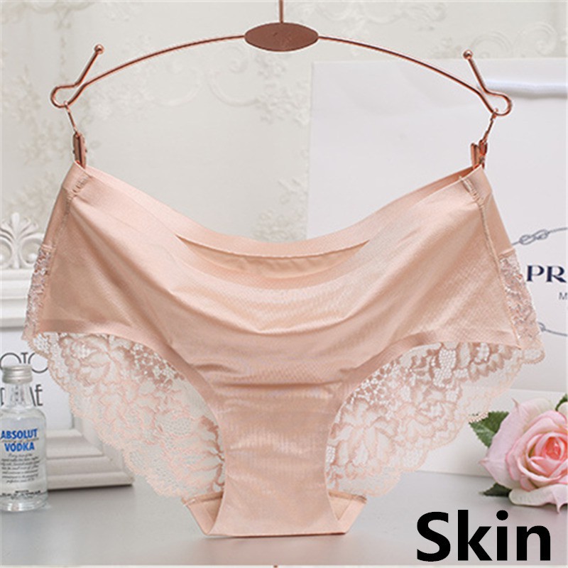 Quần lót không đường may phối ren quyến rũ dành cho nữ