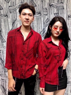 ÁO SƠ MI LOANG VÂN GỖ