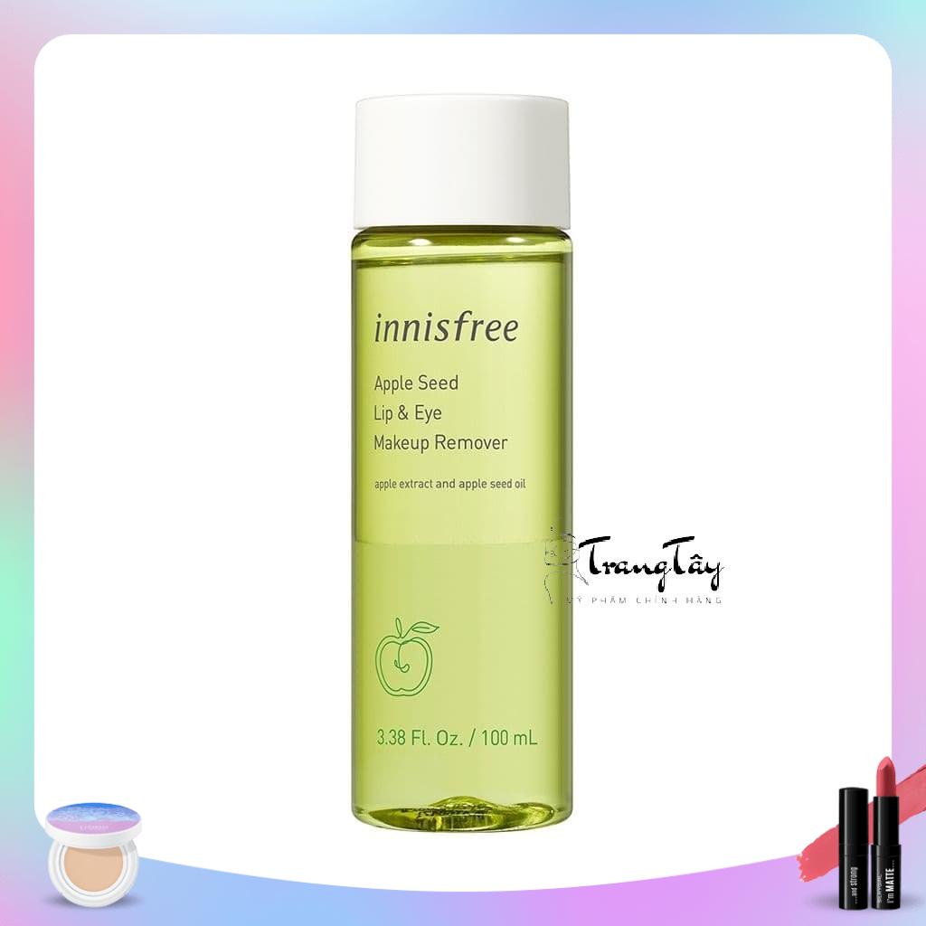 Tẩy Trang Mắt Môi Innisfree Apple Seed Lip &amp; Eye Remover 100ml