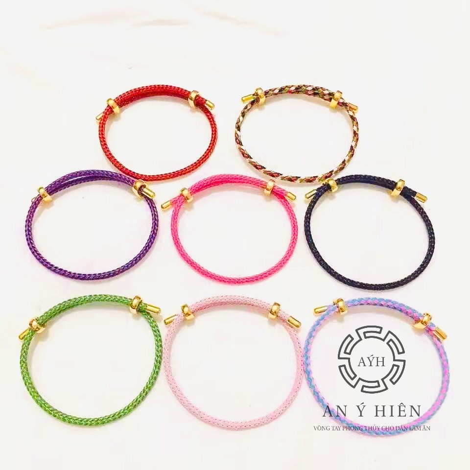 Vòng dây cước xanh dương HongKong cao cấp