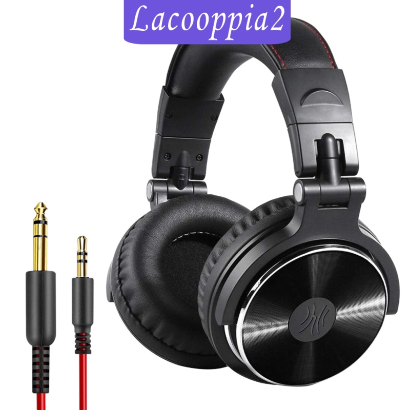 [LACOOPPIA2] Over Ear DJ Stereo Wired Headphone Headsets for Studio