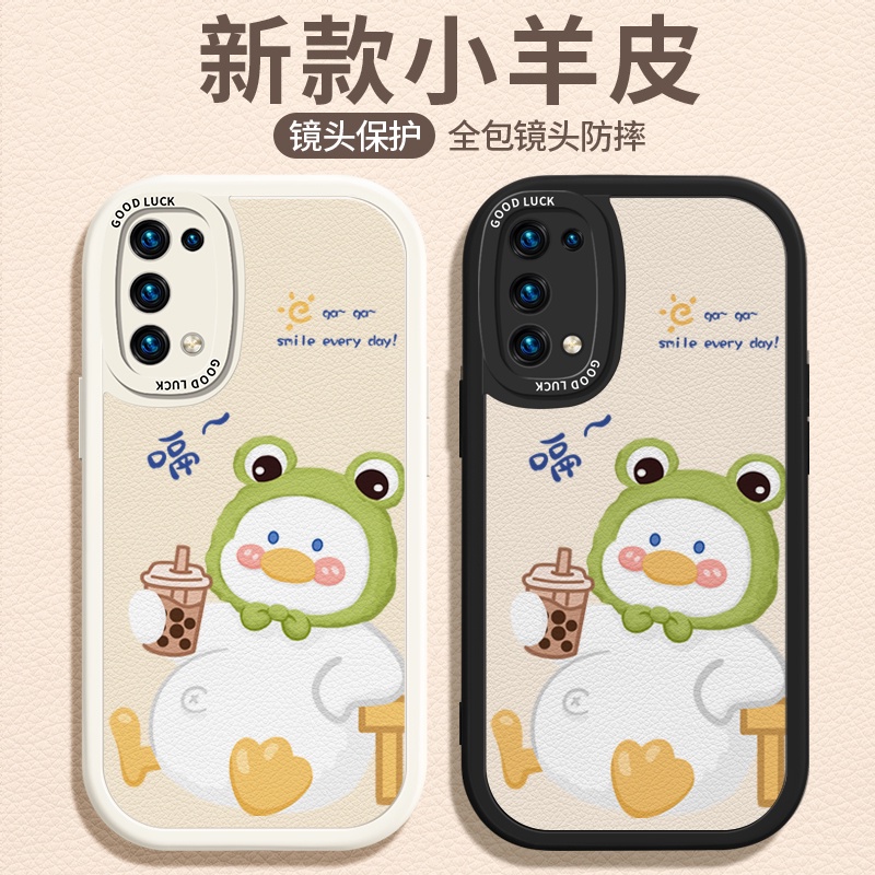 Ốp Điện Thoại Hình Vịt Phong Cách Mùa Hè Cho oppo Reno 5 Reno 4 Pro 3 Plus