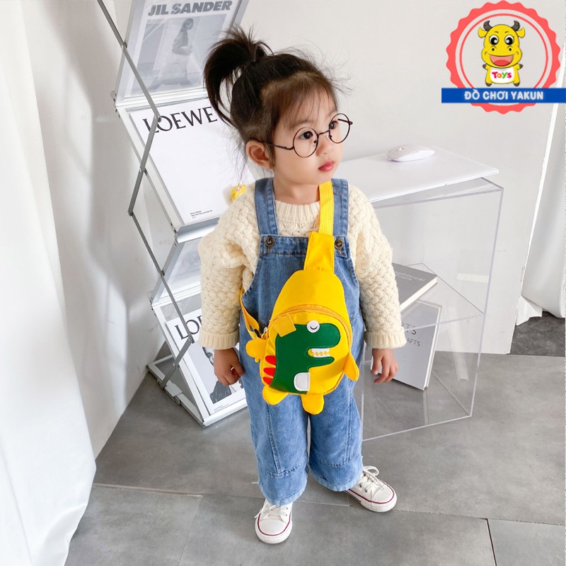 Túi đeo chéo khủng long cho bé phong cách Hàn Quốc , túi đeo chéo trẻ em thời trang siêu đáng yêu, ngộ nghĩnh
