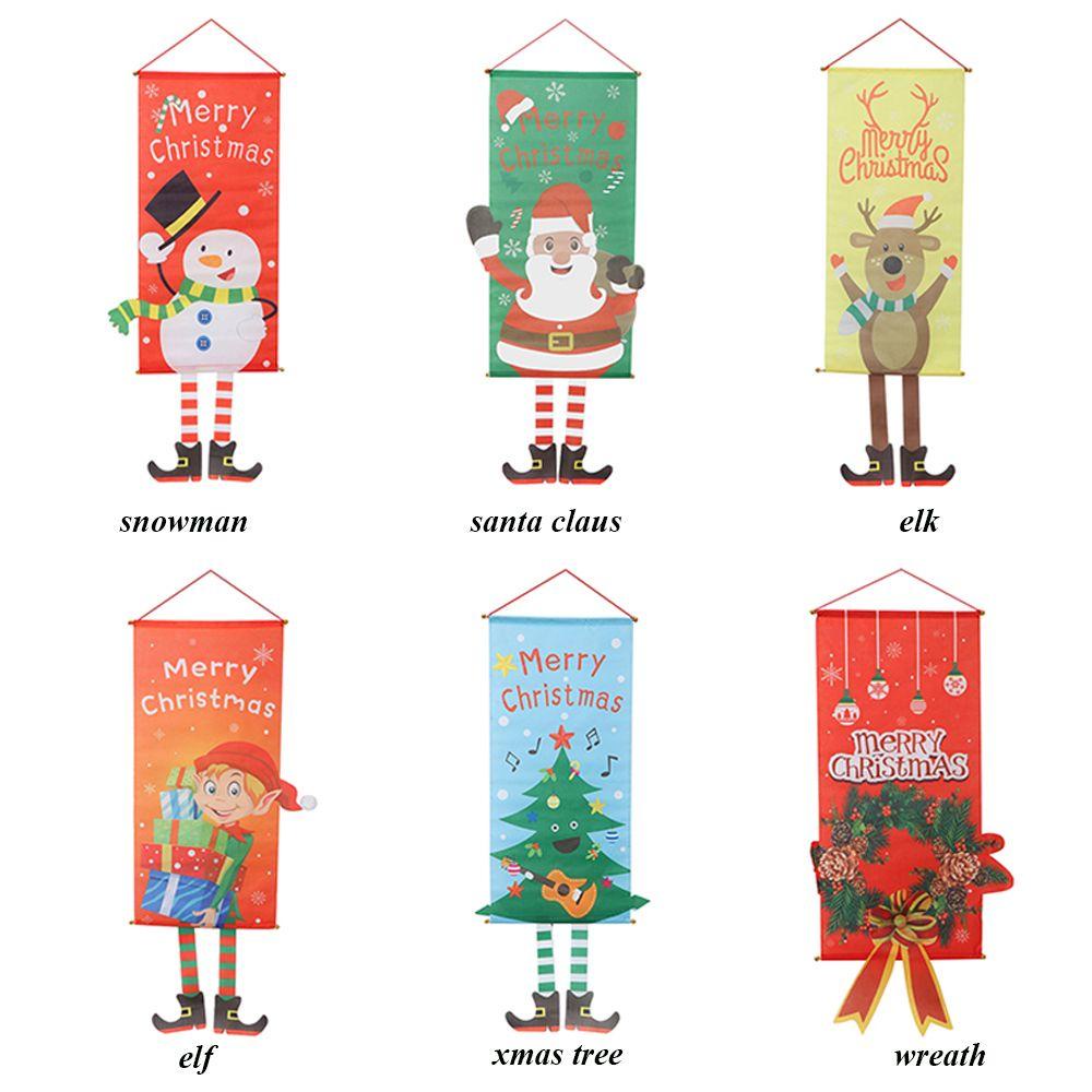 Cờ Treo Trang Trí Giáng Sinh Hình Ông Già Noel
