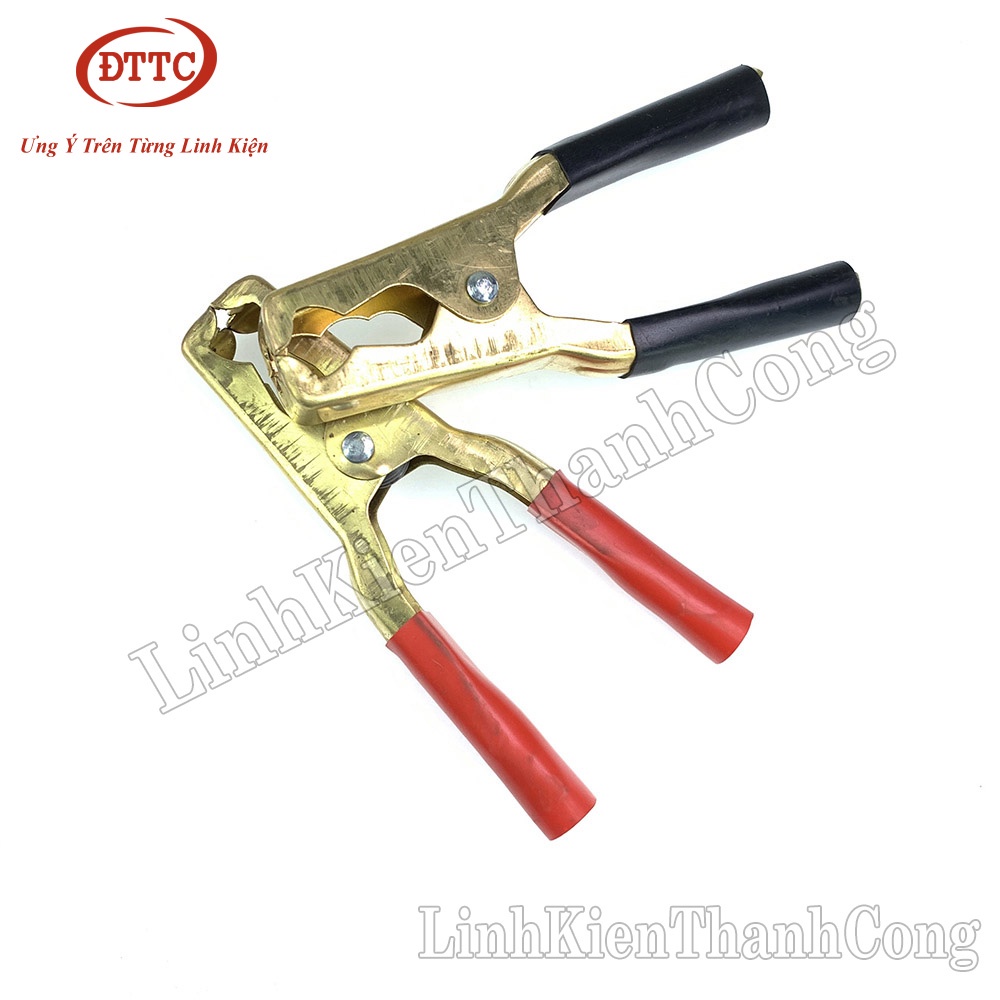 Kẹp Acquy 200A Đồng Nguyên Chất 13cm