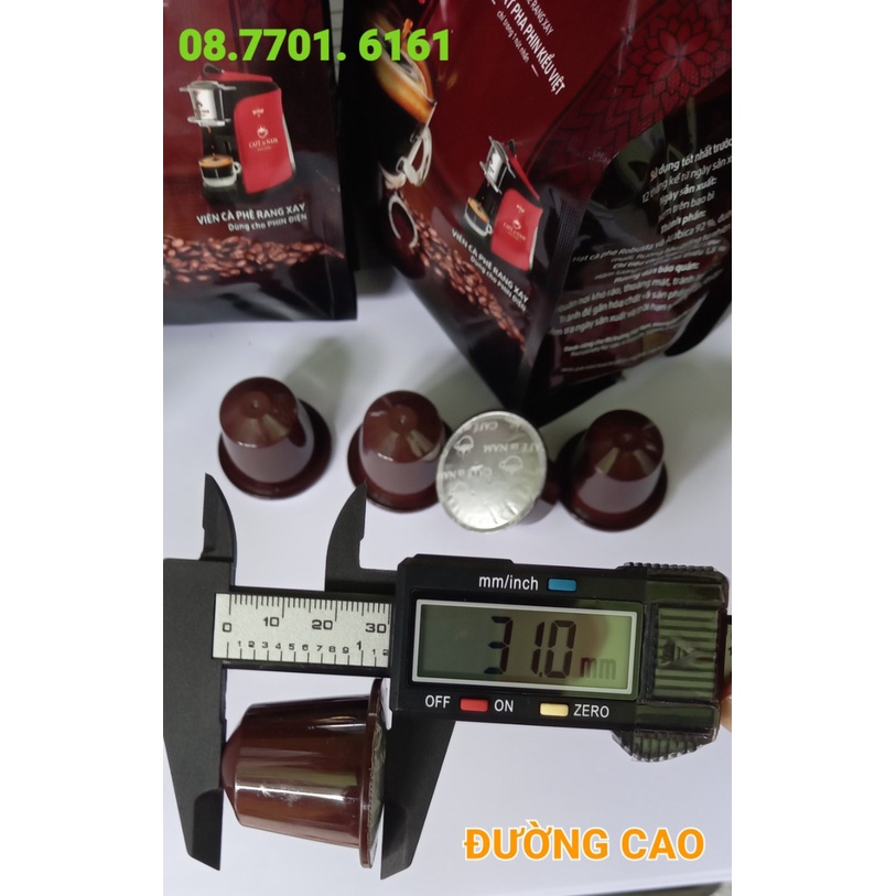 Cà Phê viên nén  Nespresso Chính Hãng Vinacafe - Viên nén De nam 24 viên