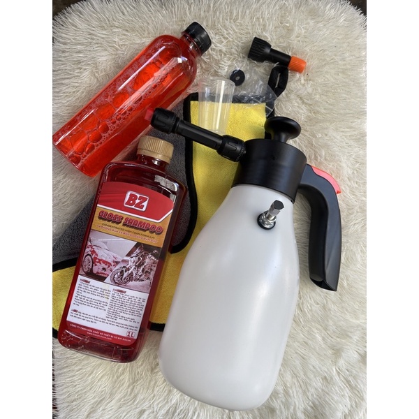 combo rửa xe4 món