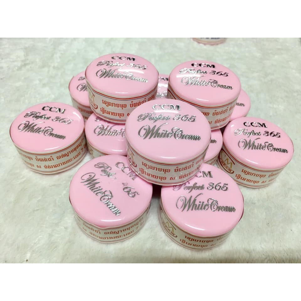 NỘI ĐỊA THÁI - Kem dưỡng trắng da CCM Perfect 365 White Cream Thái Lan