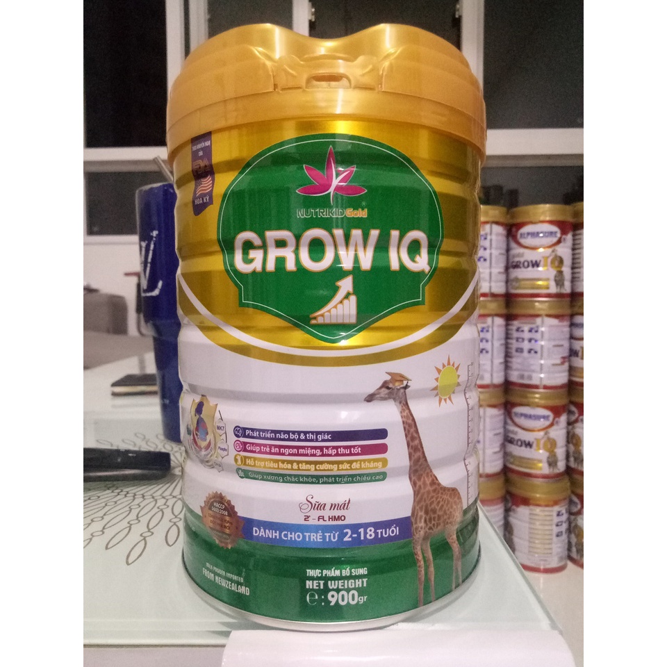 Sữa mát tăng chiều cao trí não Nutrikidgold lon 900g cho trẻ 2-18 tuổi