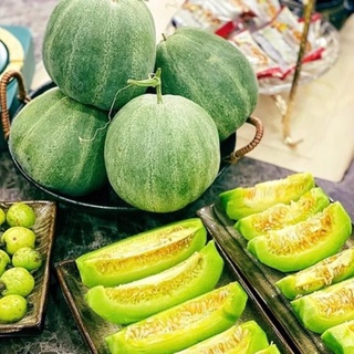 Hạt giống dưa lê xanh/vàng F1 siêu ngọt nảy mầm 95%