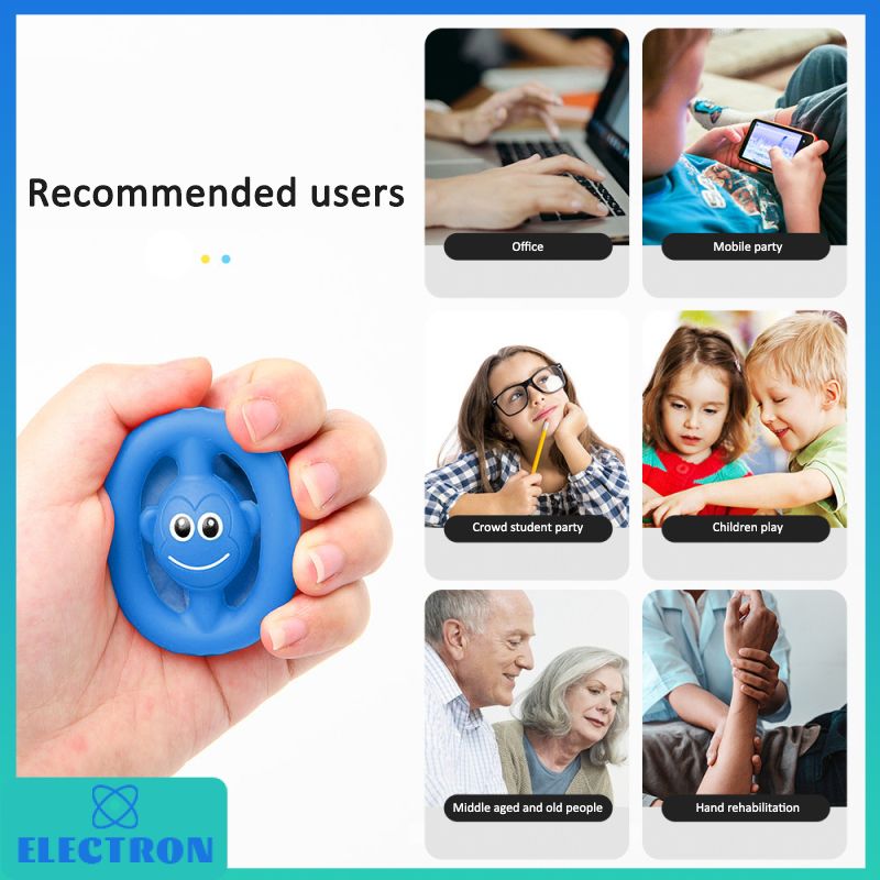 ★ Screaming Monkey Decompression Grip Silicone Acoustic Grip Play Exercise Finger Strength Children's Toys ELE