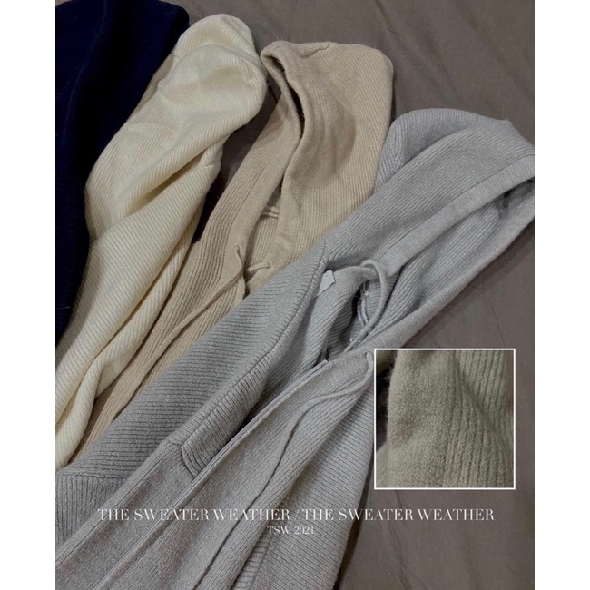 Áo khoác len dáng Hoddie | BigBuy360 - bigbuy360.vn