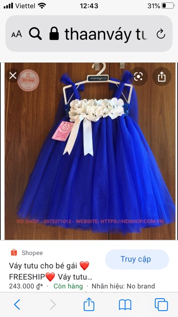 Thân thun may váy tutu bán theo m của Vải rẻ HB shop