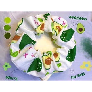 Dây buộc tóc, dây cột tóc srunchies trái bơ