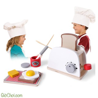 Bộ đồ chơi gỗ máy nướng bánh mì