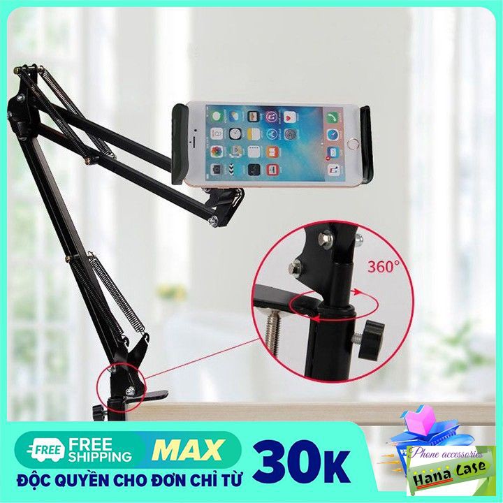 [Mã 2404EL10K giảm 10K đơn 20K] Giá Đỡ Điện Thoại, Ipad Xem Phim Kẹp Đầu Giường, Bàn - Loại 1