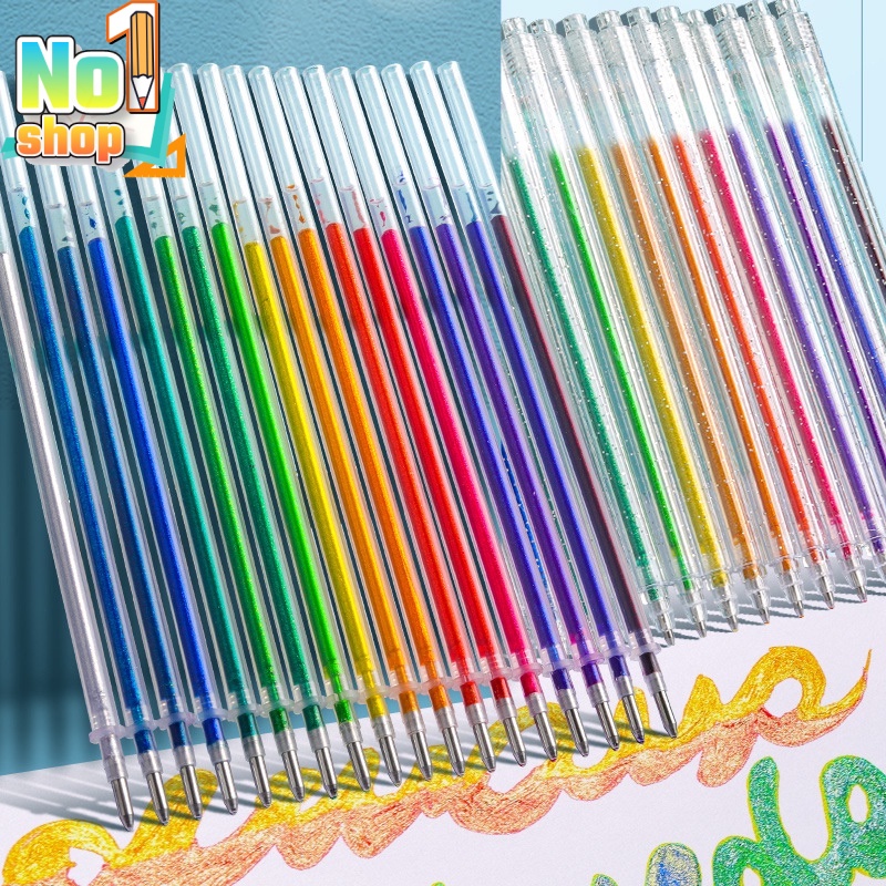 Set 12 Bút gel Màu Sắc Sặc Sỡ Phong Cách Hàn Quốc Độc Đáo
