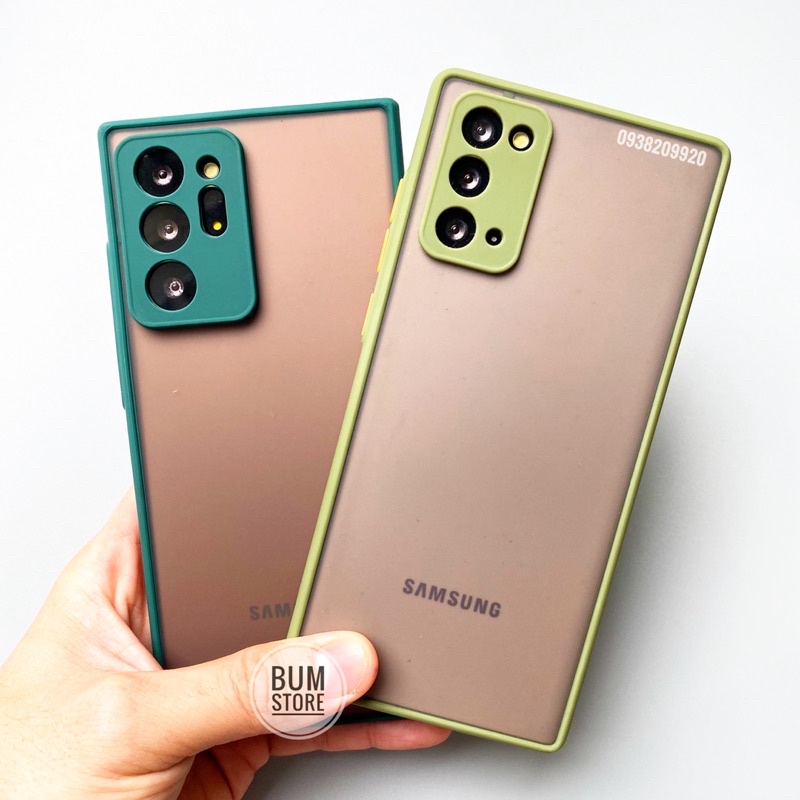 Ốp Lưng Samsung S23 Ultra / S22 Ultra / S22 Plus / S21 Ultra / S21 Plus / Note 20 Ultra / Note 20 Chống Sốc Viền Màu