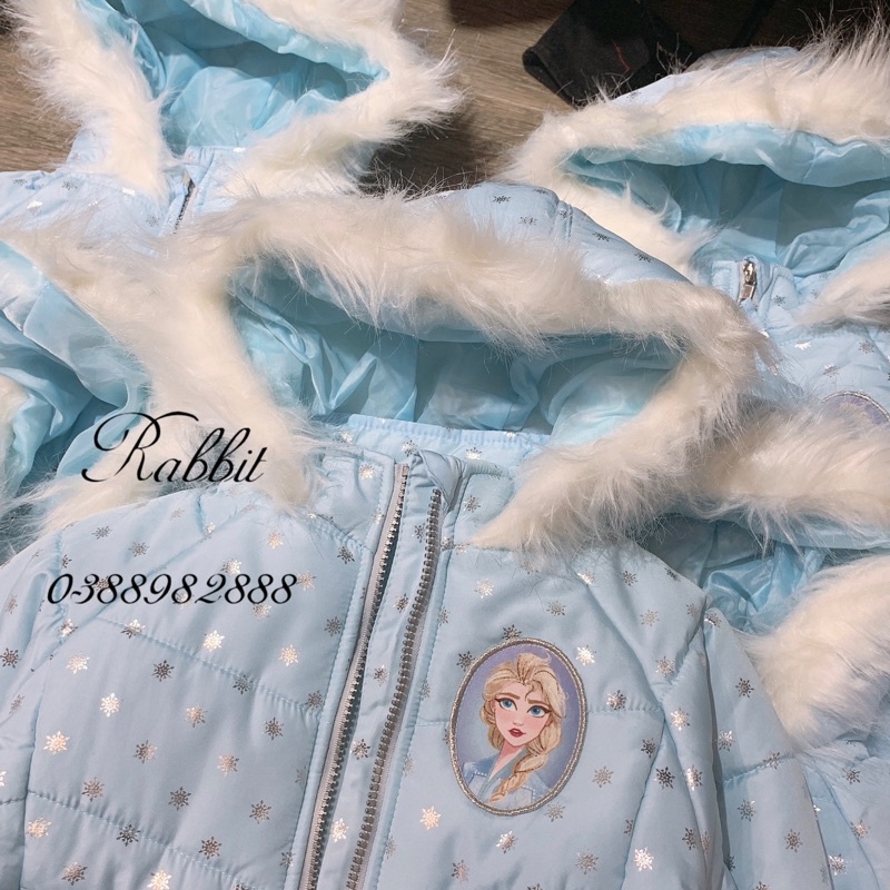 Áo khoác xanh Elsa