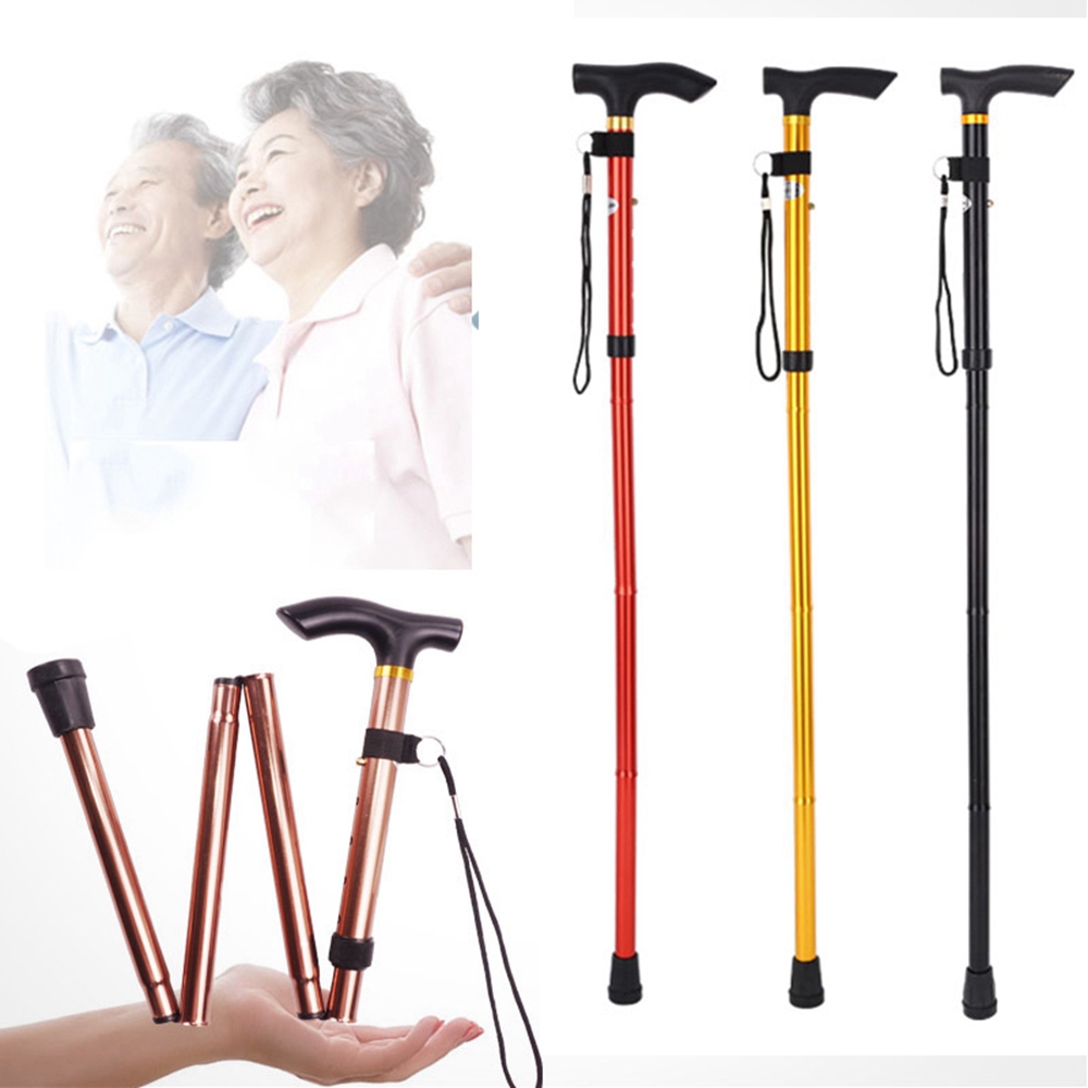 Gậy leo núi trekking bằng hợp kim nhôm 4 khớp tiện lợi