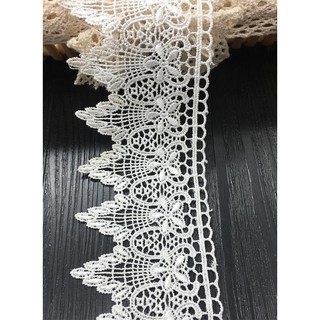 Dải Dây Ren Trắng Nhiều Màu