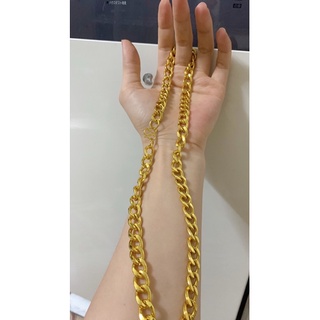 Dây chuyền/vòng cổ nam nữ bản mắt xích mạ vàng cao cấp H88 (Vàng)