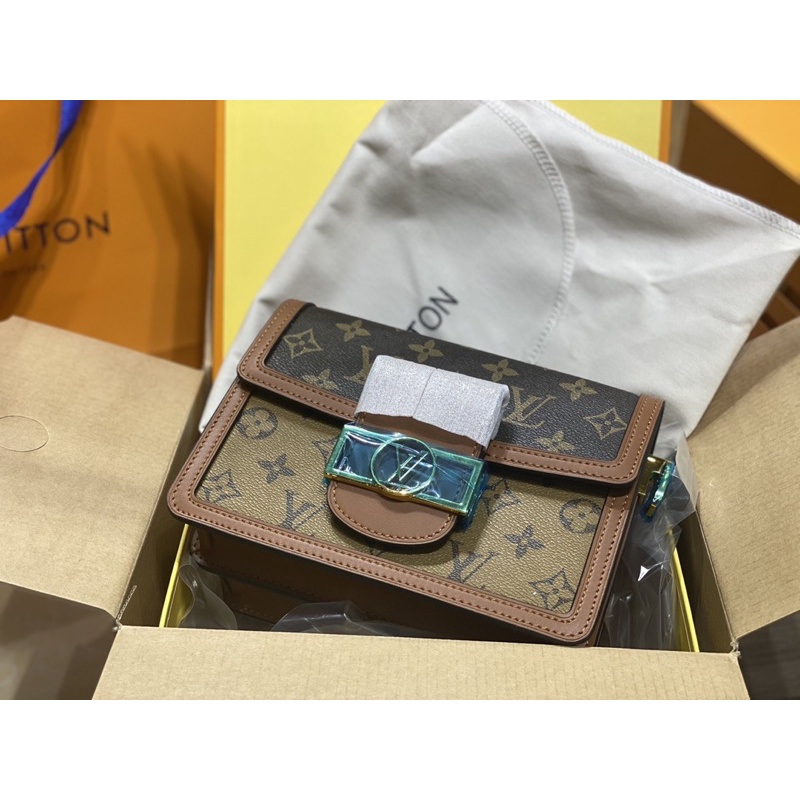 TÚI LV DAUPHINE FULLBOX NAM CHÂM