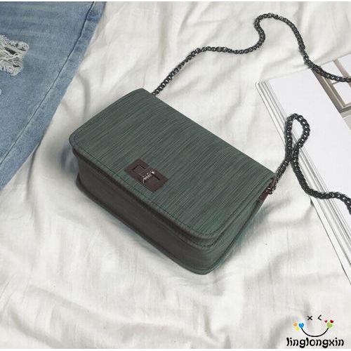 Túi Đeo Chéo Da Giả Vintage Nhiều Màu Cho Nữ