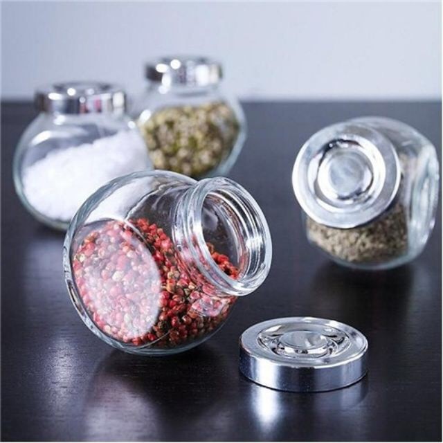 combo 10 Lọ thuỷ tinh đựng bột nghiên