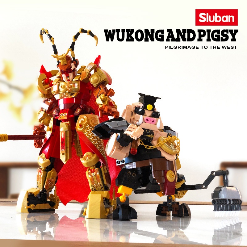 Bộ đồ chơi lắp ráp kiểu Lego Pigsy Mô hình Tây Du Ký Trư Bát Giới model M38-B1009