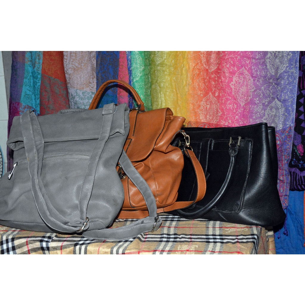 Balo da Hàn Quốc 3 cách đeo thanh lý, du lich, a4 36x34