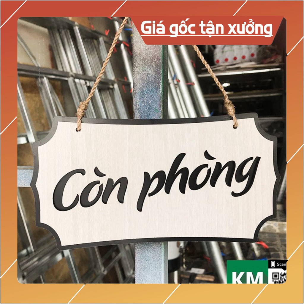 [HANDMADE] Bảng treo còn phòng bằng gỗ cho nhà nghỉ, khách sạn, karaoke