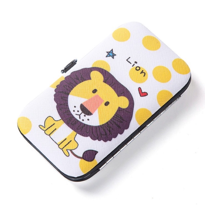 Xả Kho❤️Bộ 7 dụng cụ làm móng có hộp Cute Dũa bấm móng tay